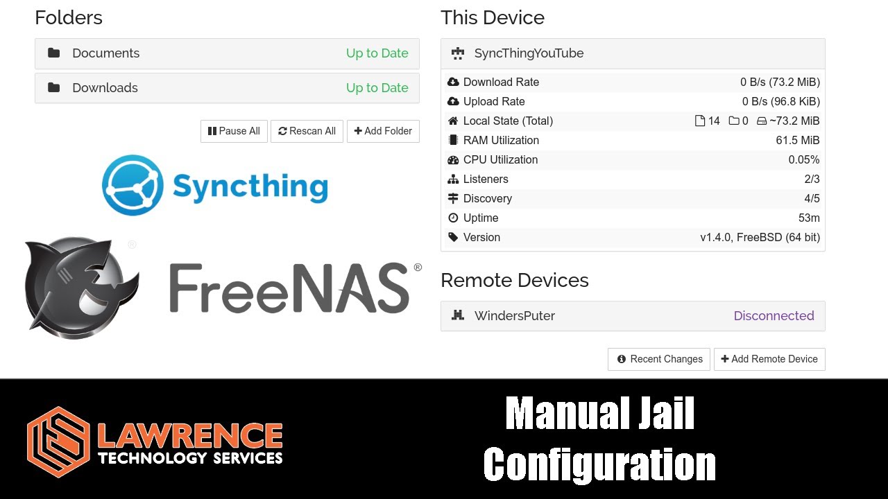 cannot install syncthing freenas